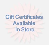 Gift Certificates Available In Store!